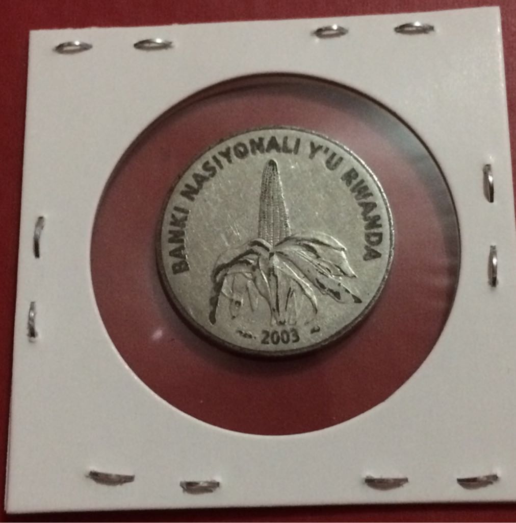 50 Francos Ruandes  coin collectible - Main Image 2