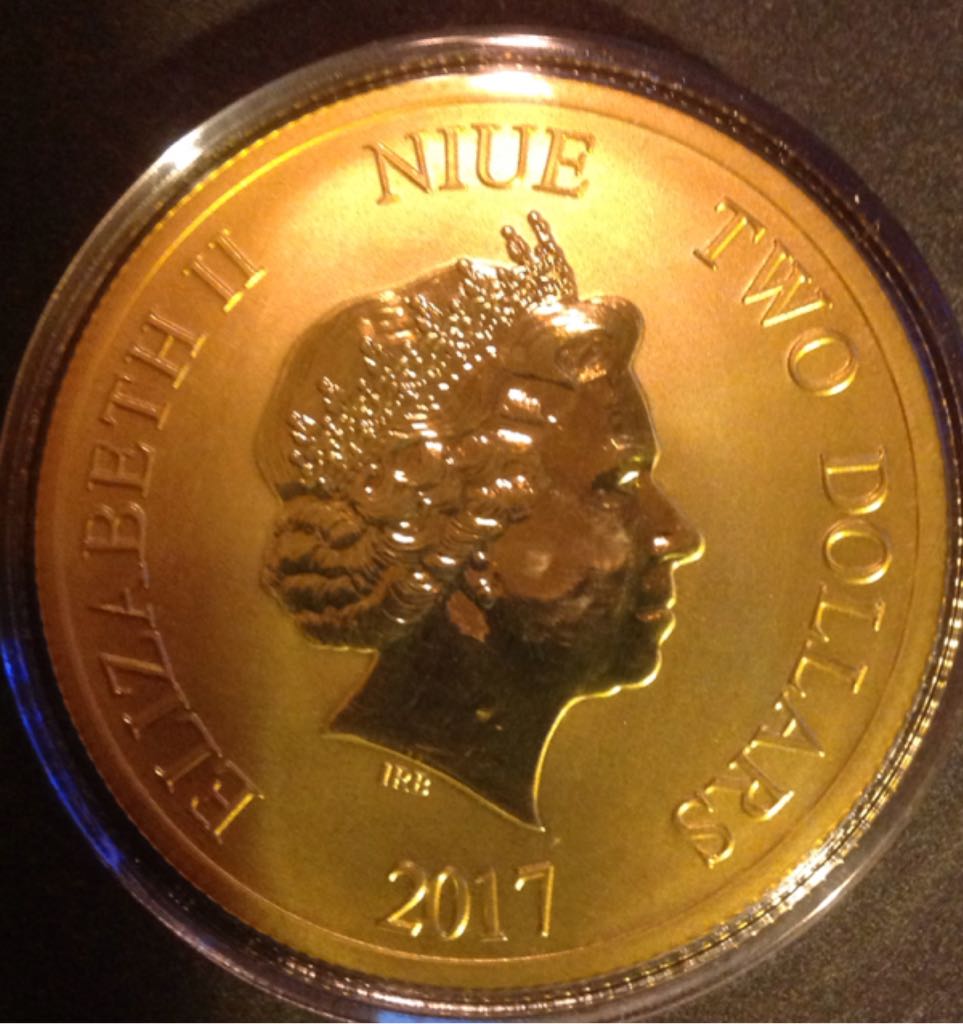 2017 Turtle Gilded  coin collectible - Main Image 2