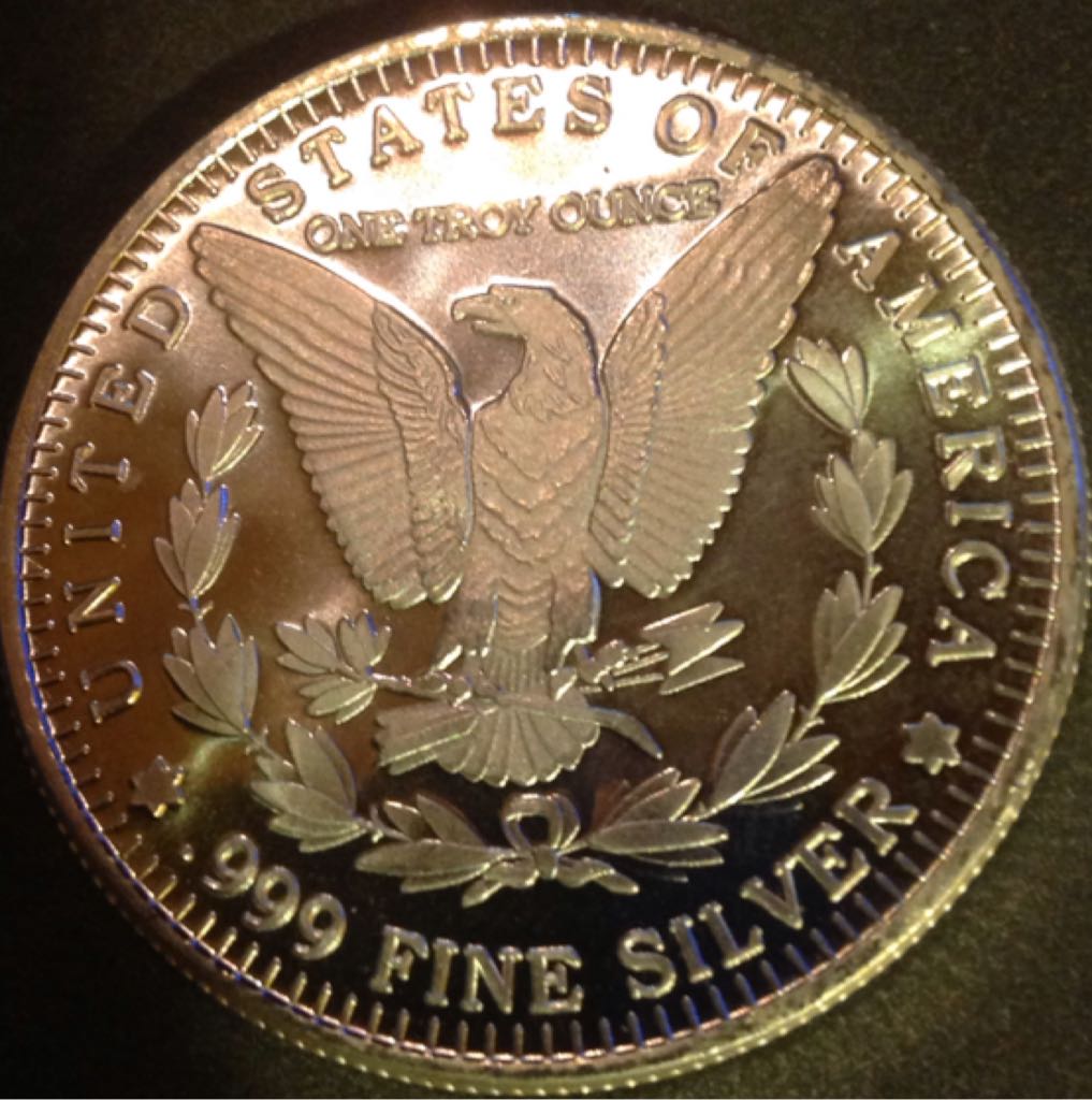 1 Oz Morgan Round  coin collectible - Main Image 2