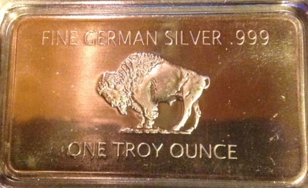 1 Troy Ounce German Silver Buffalo  coin collectible - Main Image 2