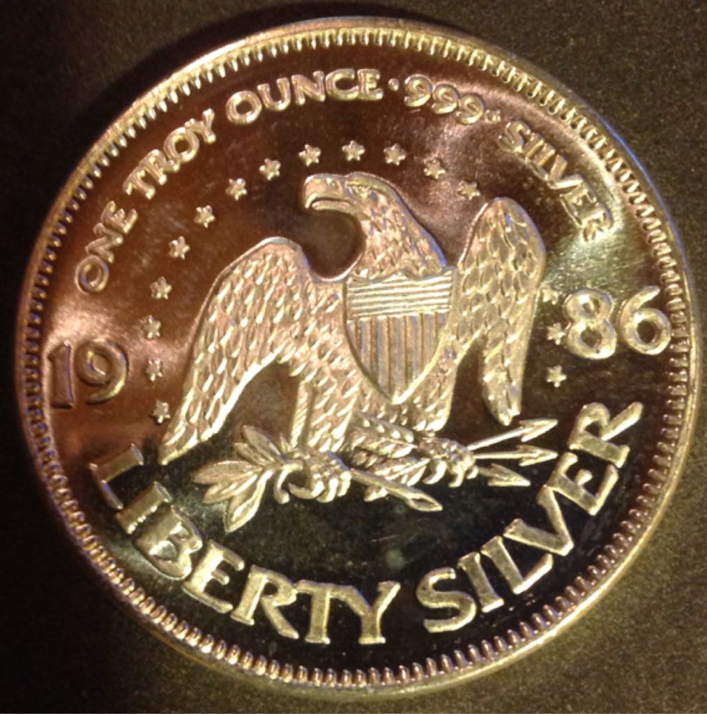 1986 A-Mark Silver  coin collectible - Main Image 2