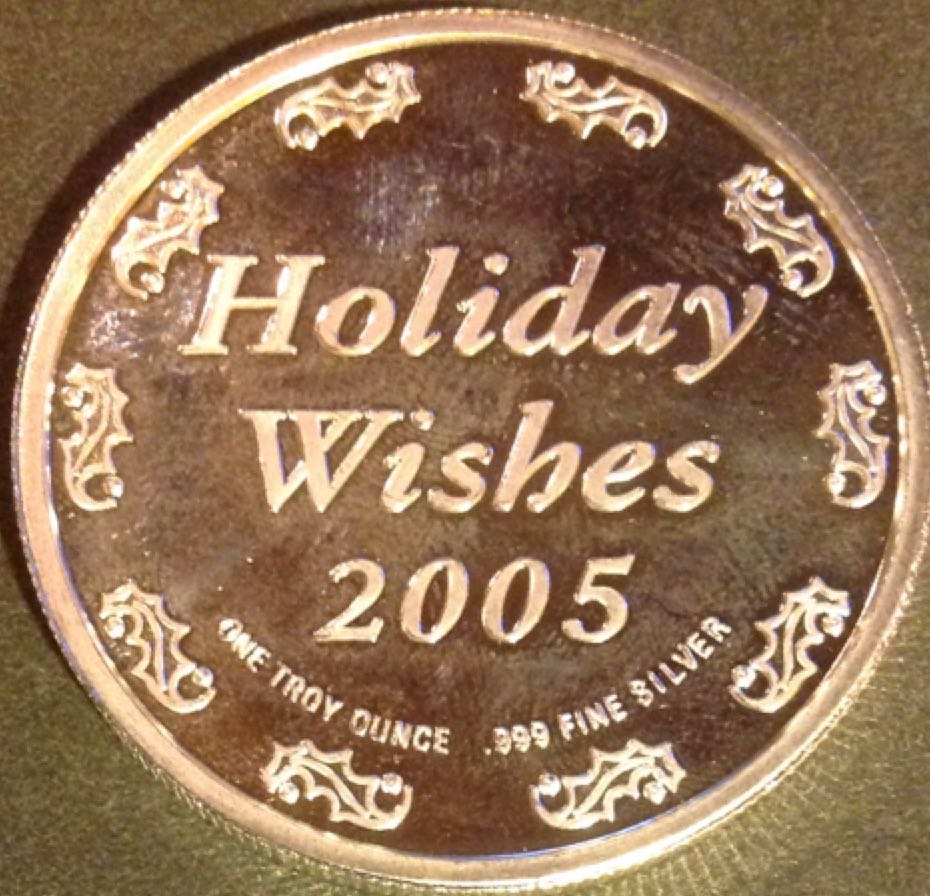 Holiday Wishes Dove Coin  coin collectible - Main Image 2