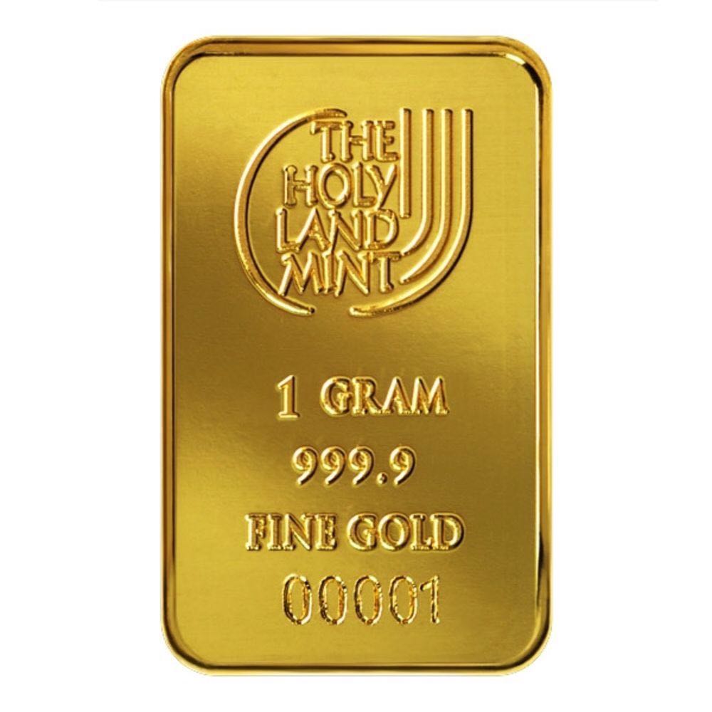 Jerusalem Gold 2.5 Gram Bar  coin collectible - Main Image 2