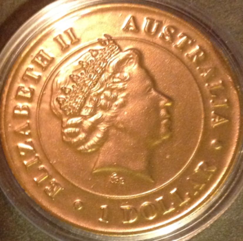 Australian  Wedge-tailed Eagle Color  coin collectible - Main Image 2