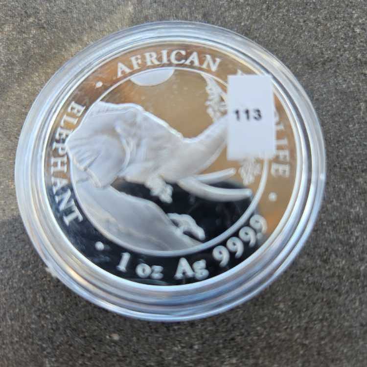 African Somali Wildlife Elephant, 2023, 2 of 2 - #114  coin collectible - Main Image 3
