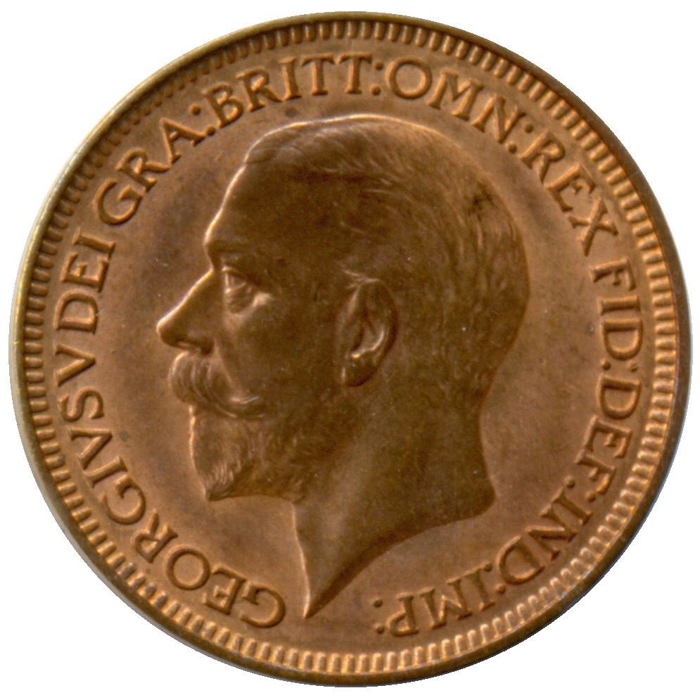 1927 Farthing  coin collectible - Main Image 2