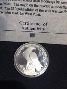 2017 W American Eagle MS70