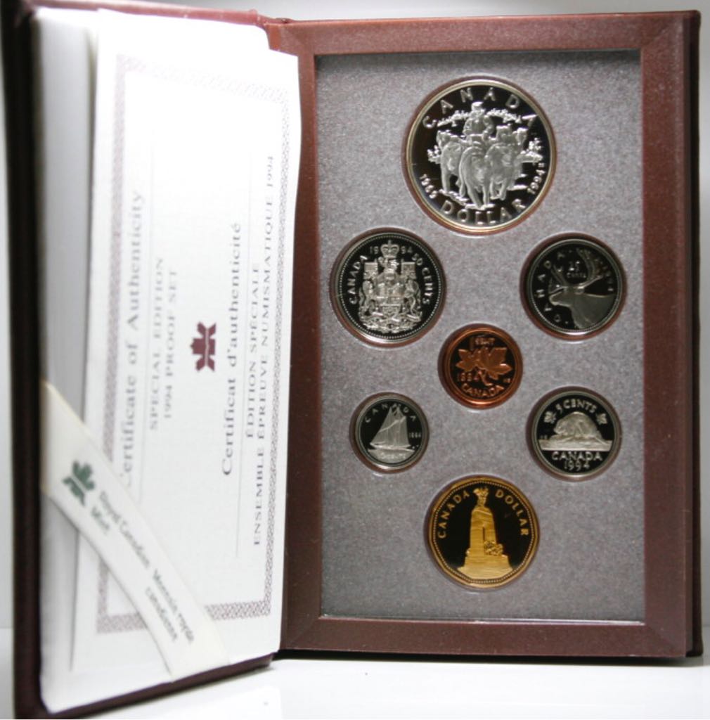 Roll Of Canadian Nickell 5 Cent Coins