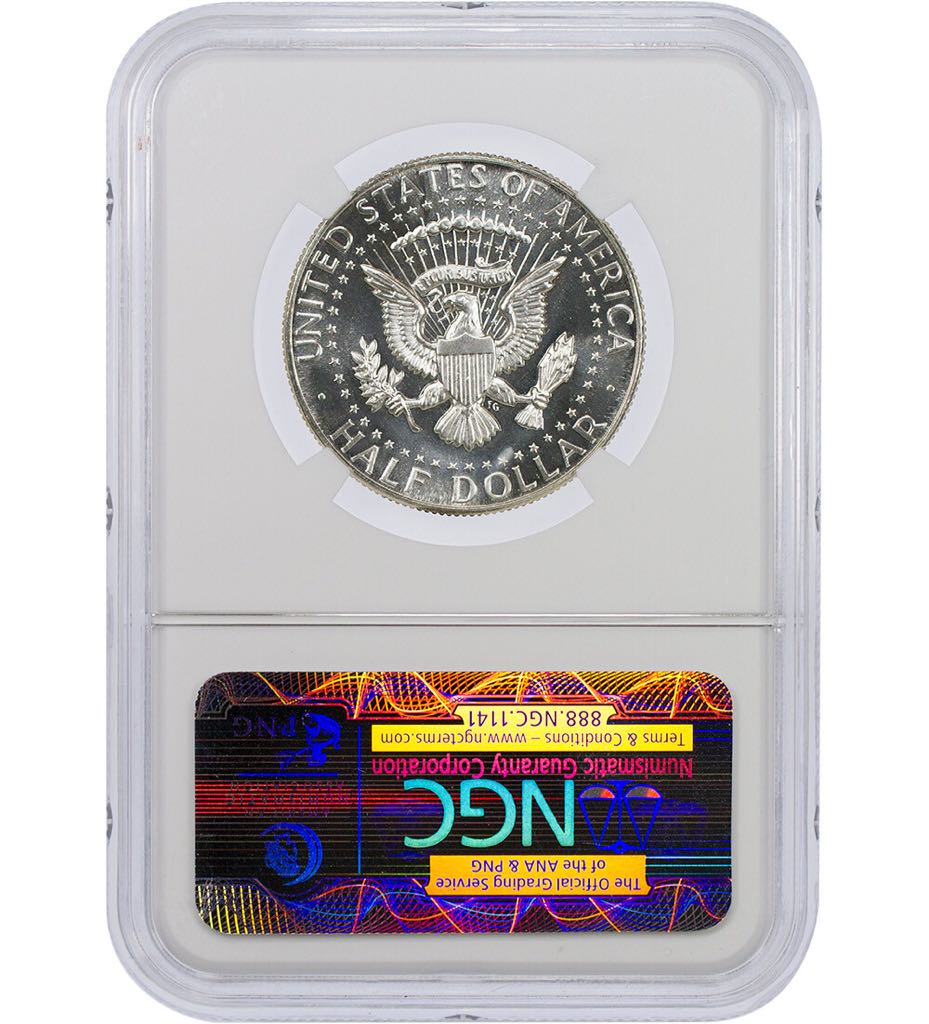 1967 Ms66 Cameo Kennedy  coin collectible - Main Image 2