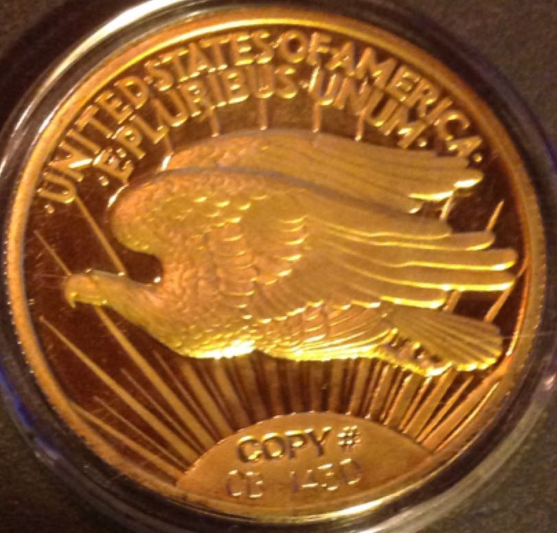 Walking Liberty Gilded Coin  coin collectible - Main Image 2