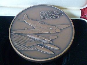 R J Mitchell Centenary Medal  coin collectible - Main Image 2