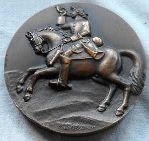 Danish Postal Service 350th Anniversary Medal  coin collectible - Main Image 2