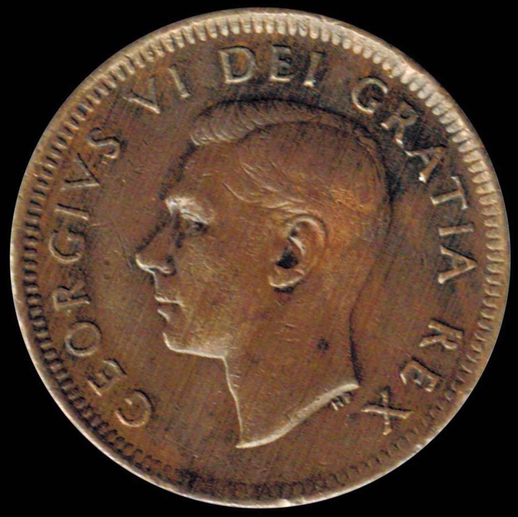 Roll Of Canadian Pennies 1950  coin collectible - Main Image 2