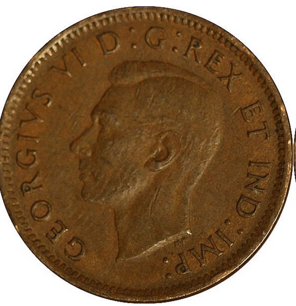 Roll Of Canadian Pennies 1942  coin collectible - Main Image 2