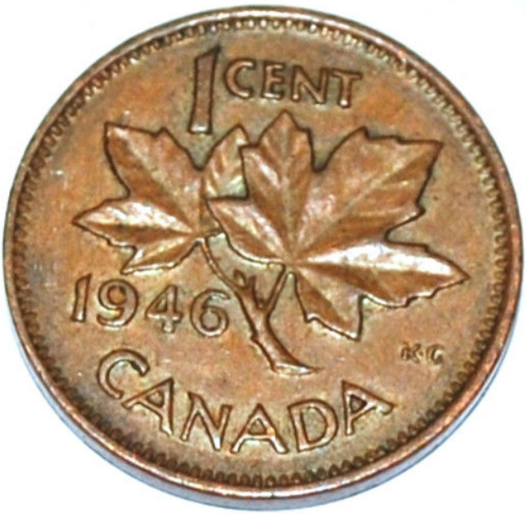 Roll Of Canadian 25 Cent Coins