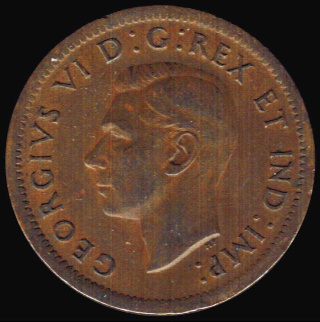 Roll Of Canadian Pennies 1946  coin collectible - Main Image 2