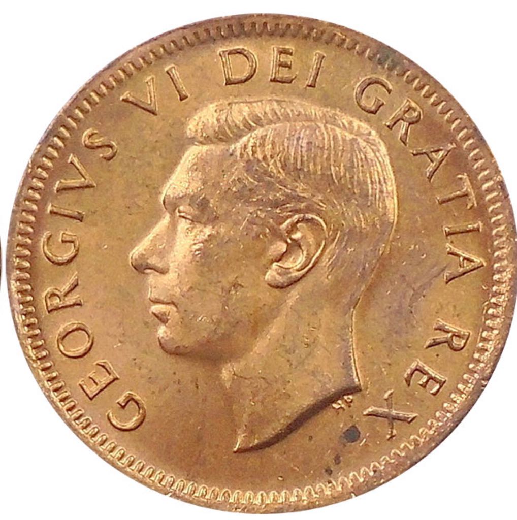 Roll Of Canadian Pennies 1951  coin collectible - Main Image 2