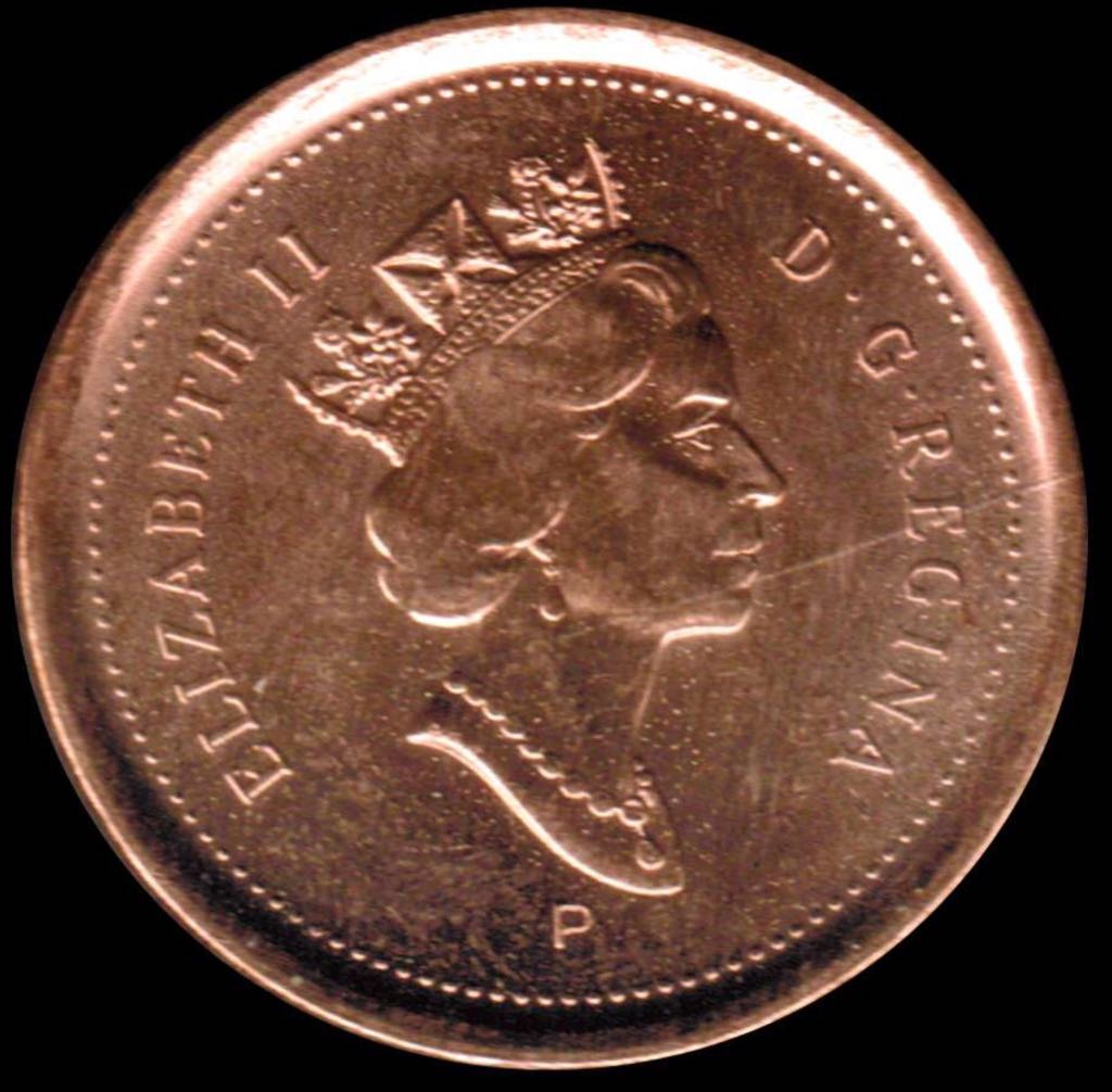 Roll Of Canadian Pennies 2003  coin collectible - Main Image 2