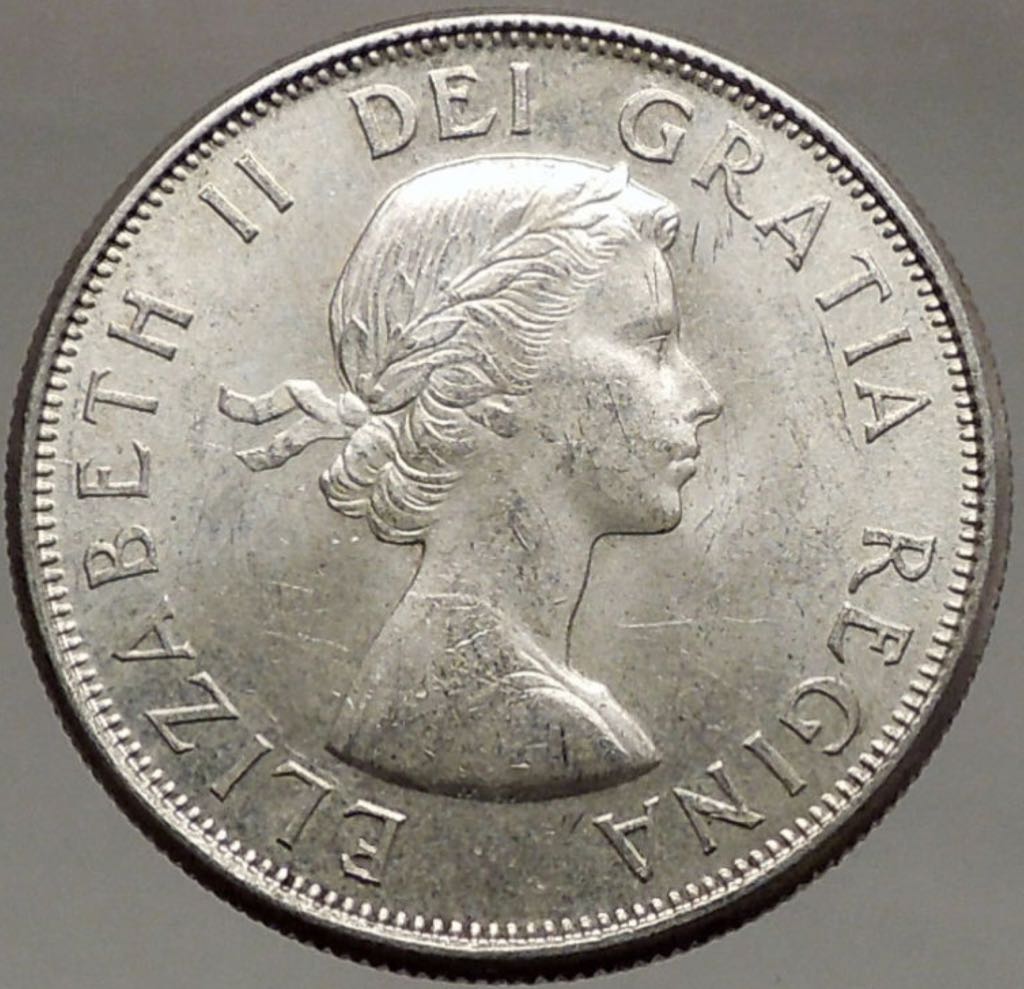 Roll Of Canadian 50 Cent Pieces 1963  coin collectible - Main Image 2