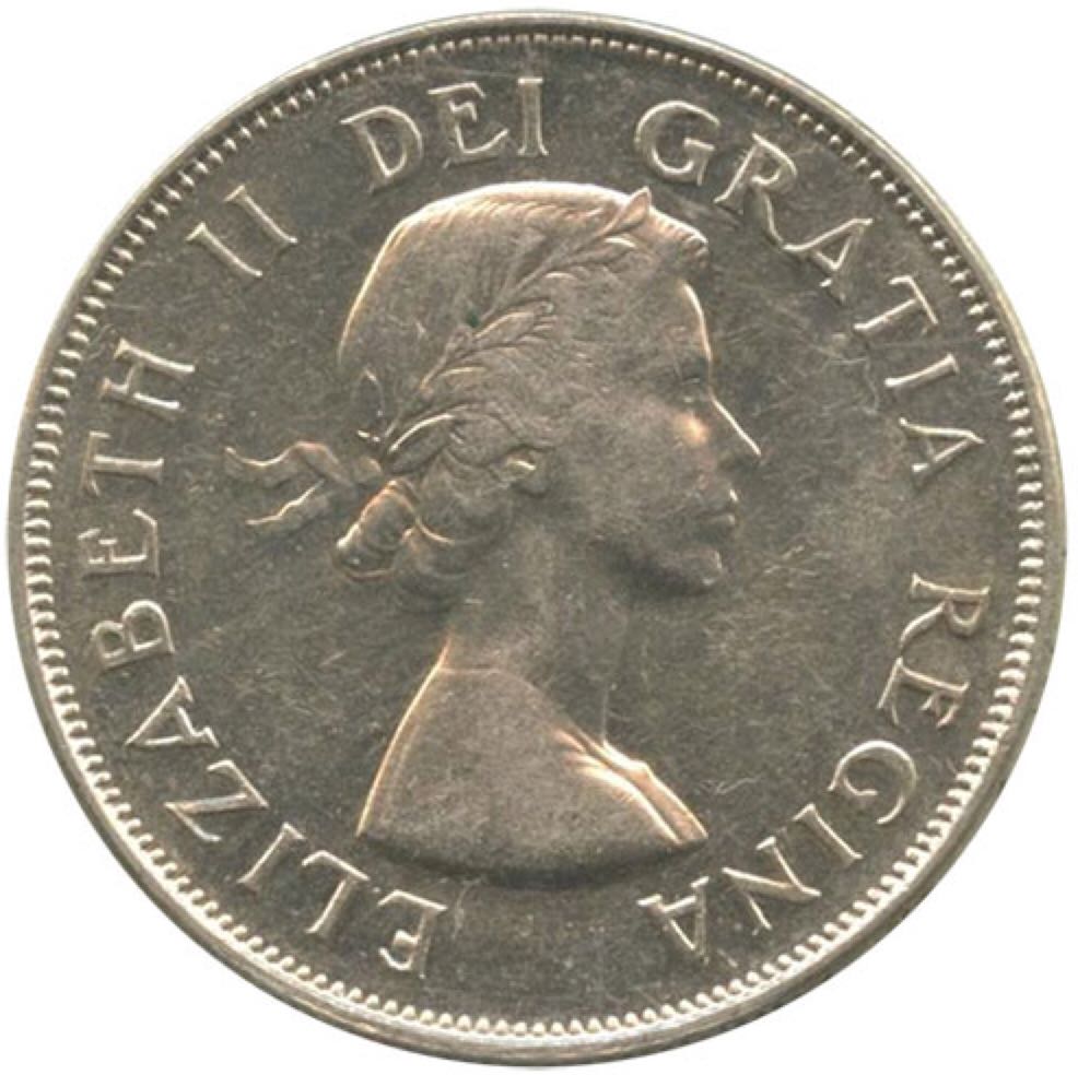 Roll Of Canadian 50 Cent Pieces 1953  coin collectible - Main Image 2