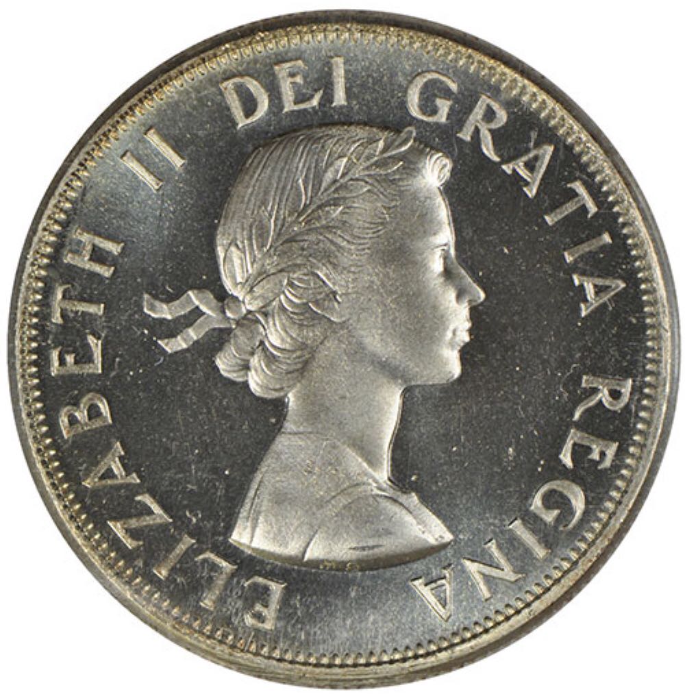 Roll Of Canadian 50 Cent Pieces 1961  coin collectible - Main Image 2