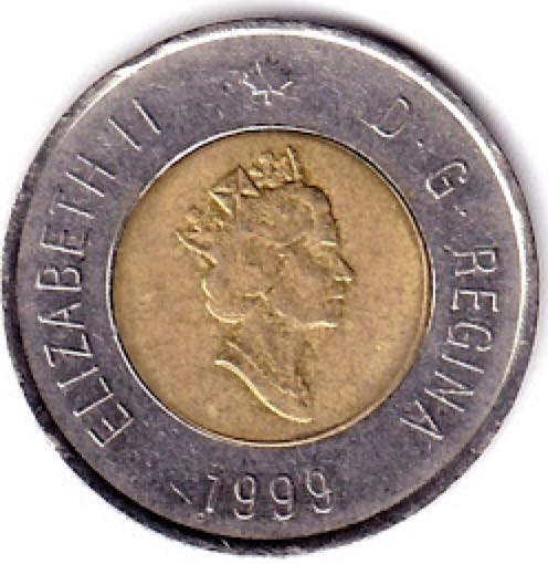 Roll Of Canadian $2.00 Toonies  coin collectible - Main Image 2