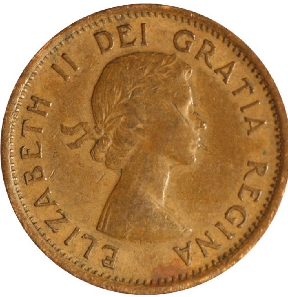 Roll Of Canadian Pennies  coin collectible - Main Image 2