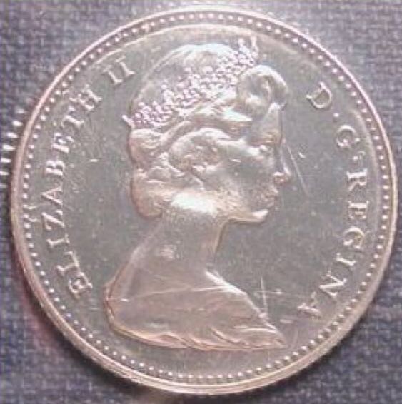 Roll Of Canadian Dimes 1967  coin collectible - Main Image 2