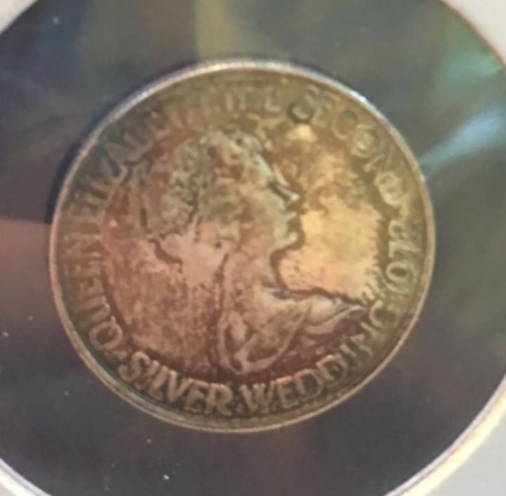 Bailiwick Of Jersey 50p Silver Wedding  coin collectible - Main Image 2