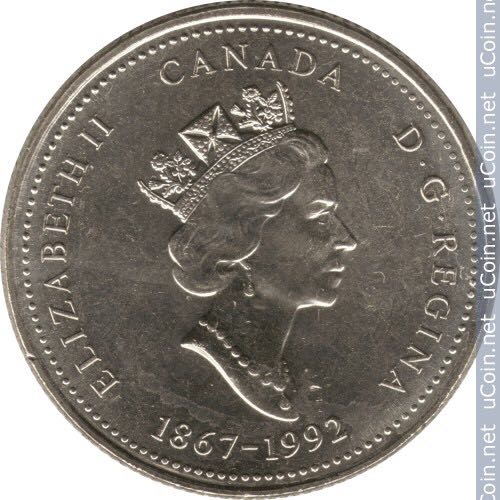 Roll Of Canadian 25 Cent Coins 1992 Newfoundland   coin collectible - Main Image 2