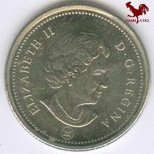 Roll Of Canadian 25 Cent Coins coin collectible - Main Image 2