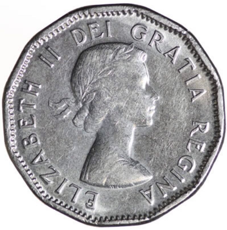 Roll Of Canadian 5 Cent Coins  coin collectible - Main Image 2