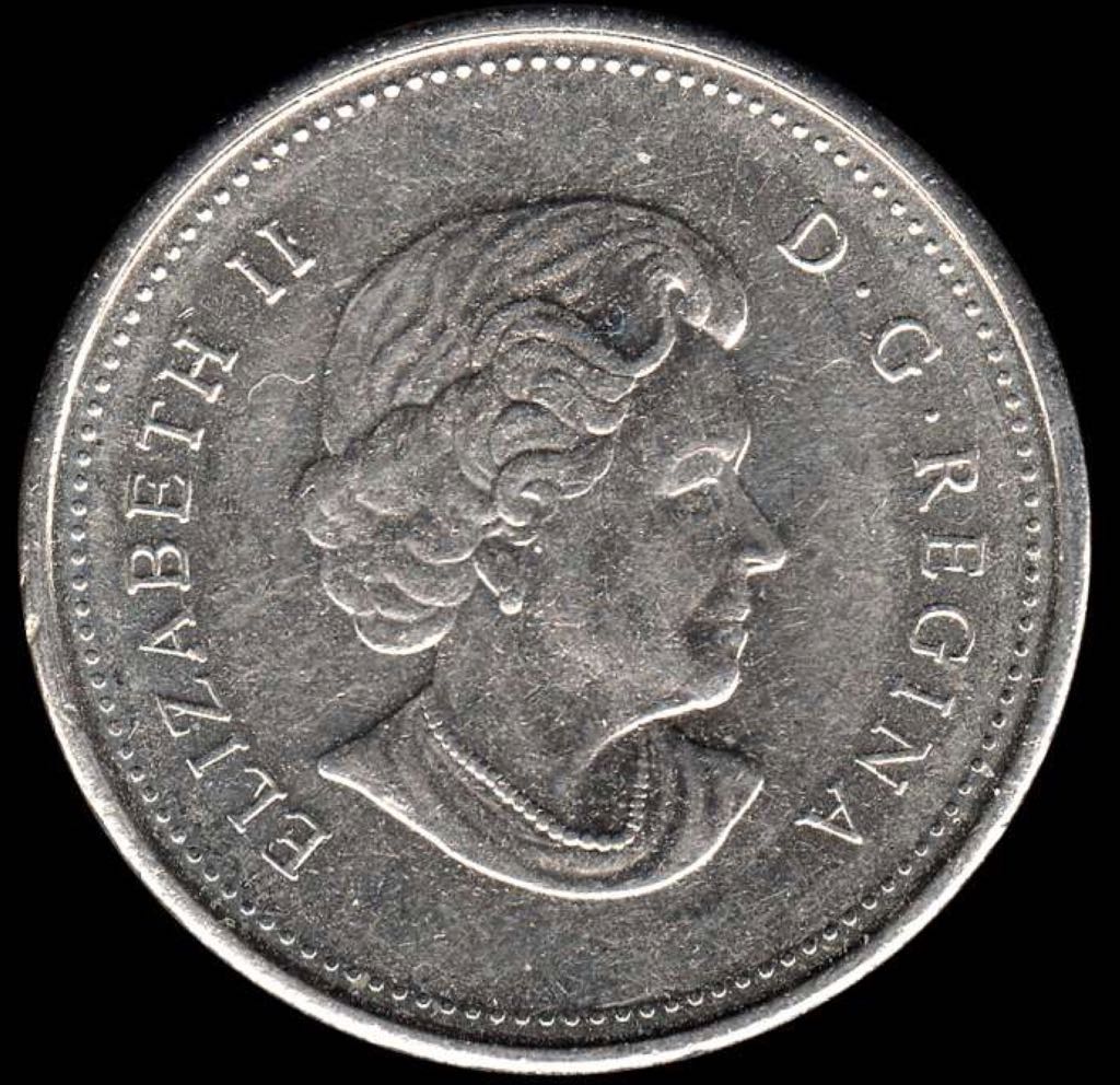 Roll Of Canadian 5 Cent Coins  coin collectible - Main Image 2