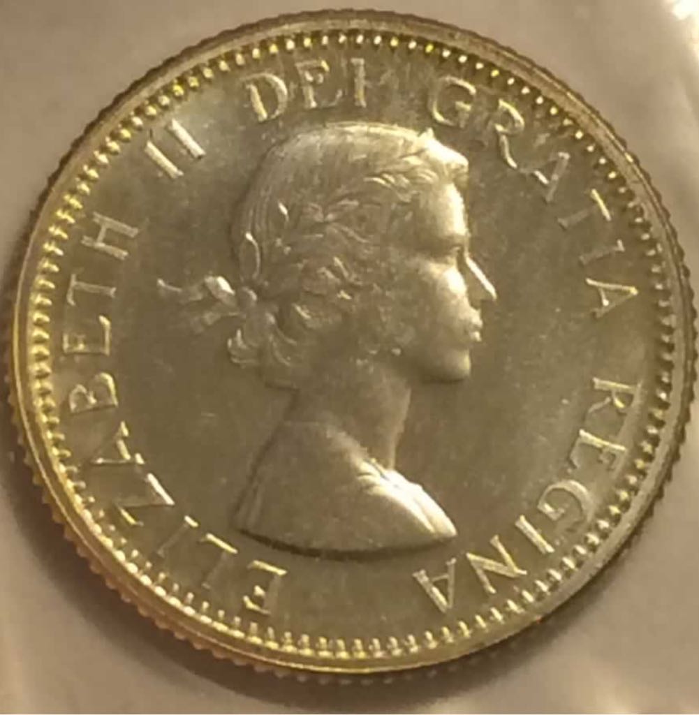 Roll Of Canadian 10 Cent Coins  coin collectible - Main Image 2