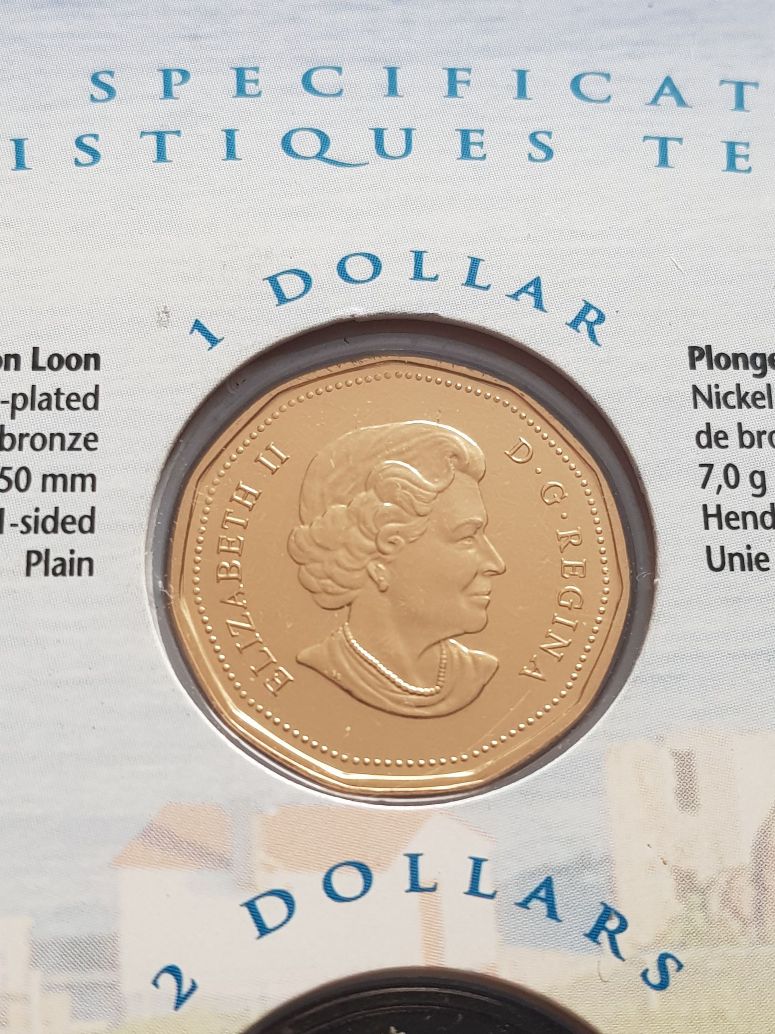 1 Dolar  coin collectible - Main Image 2