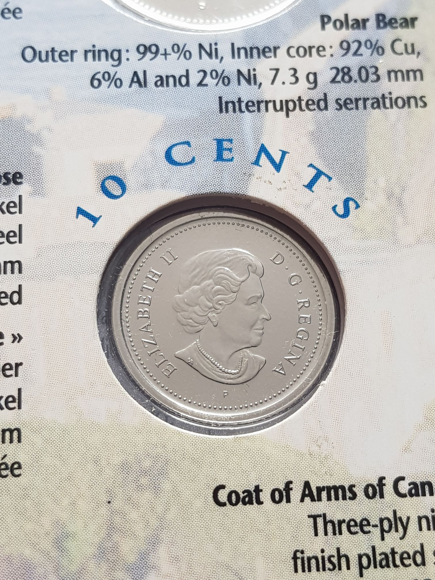 .1 Centavo De Dólar  coin collectible - Main Image 2