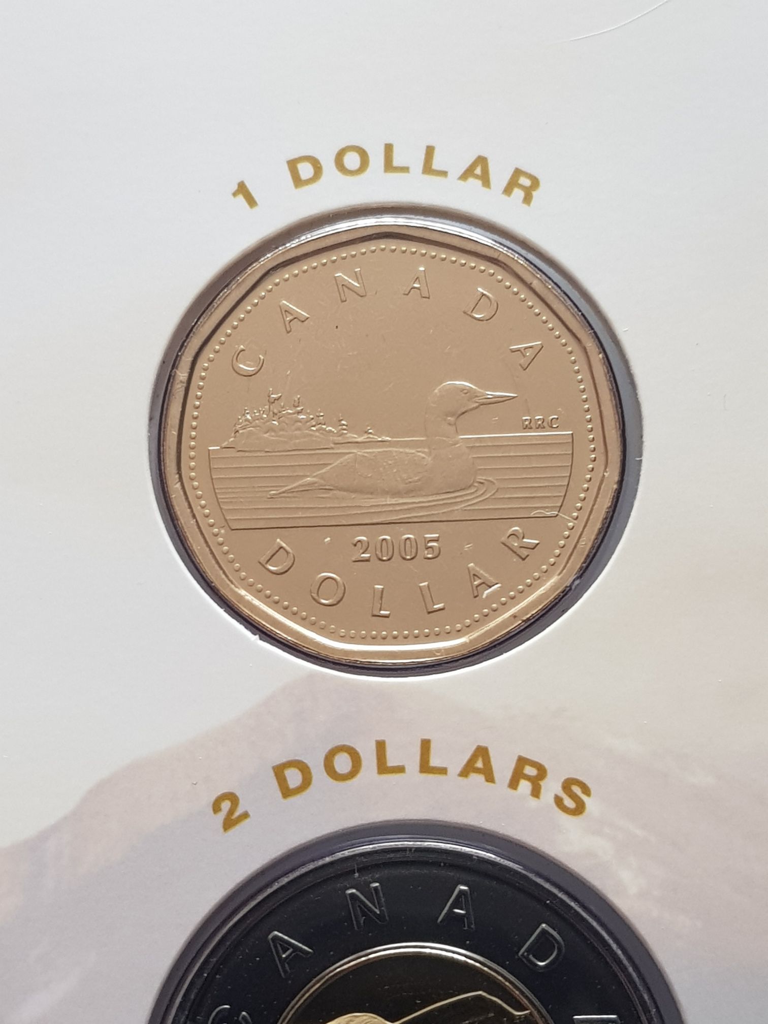 Roll Of Canadian 10 Cent Coins