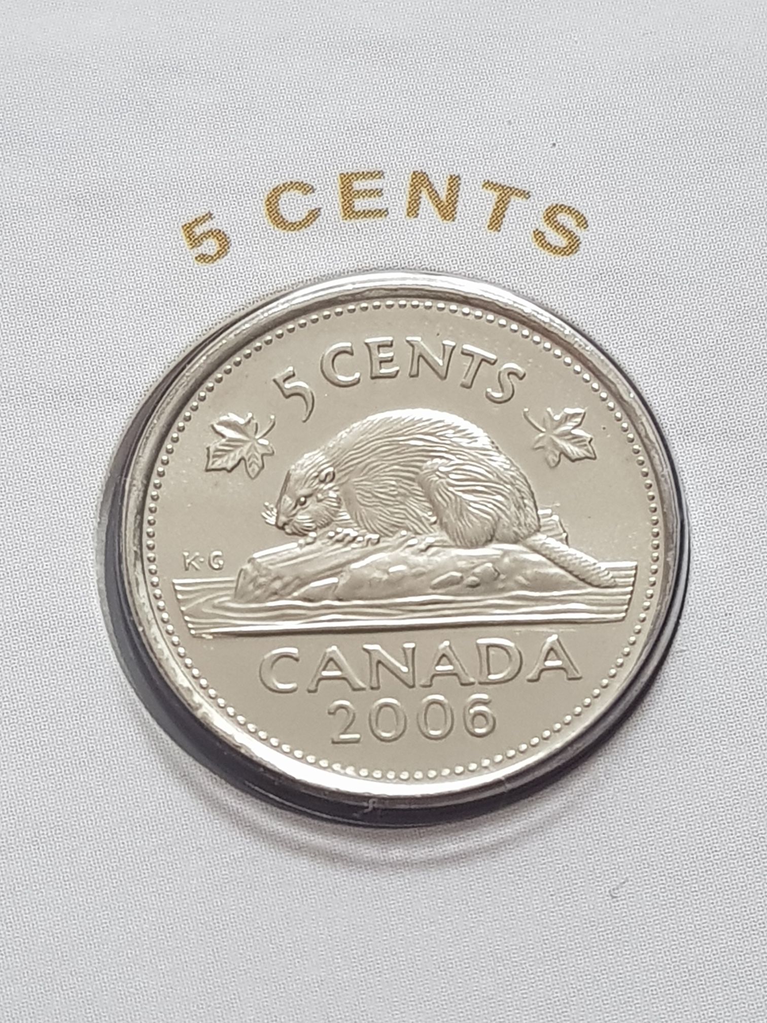 Book - Canadian Nickel 25 Cent Coin