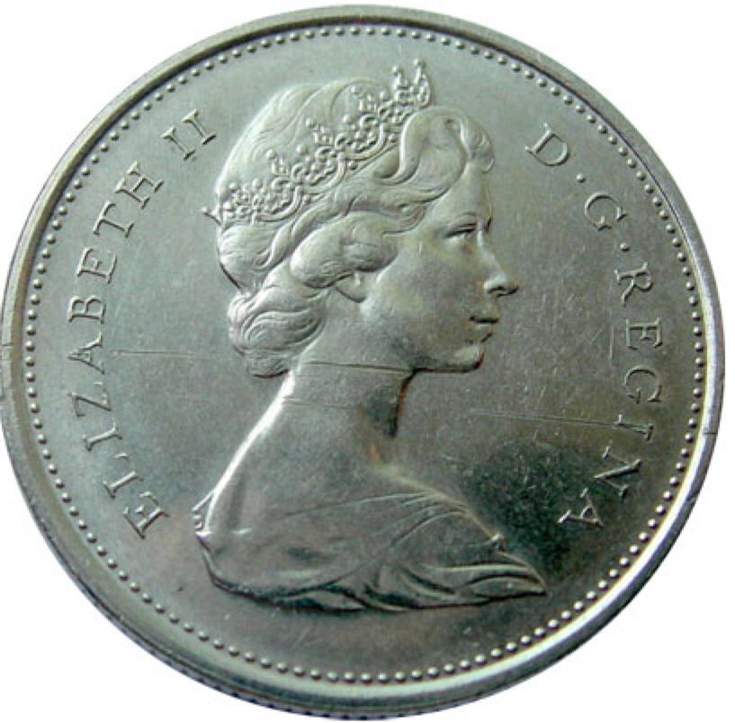 Roll Of Canadian 25 Cent Coins  coin collectible - Main Image 2