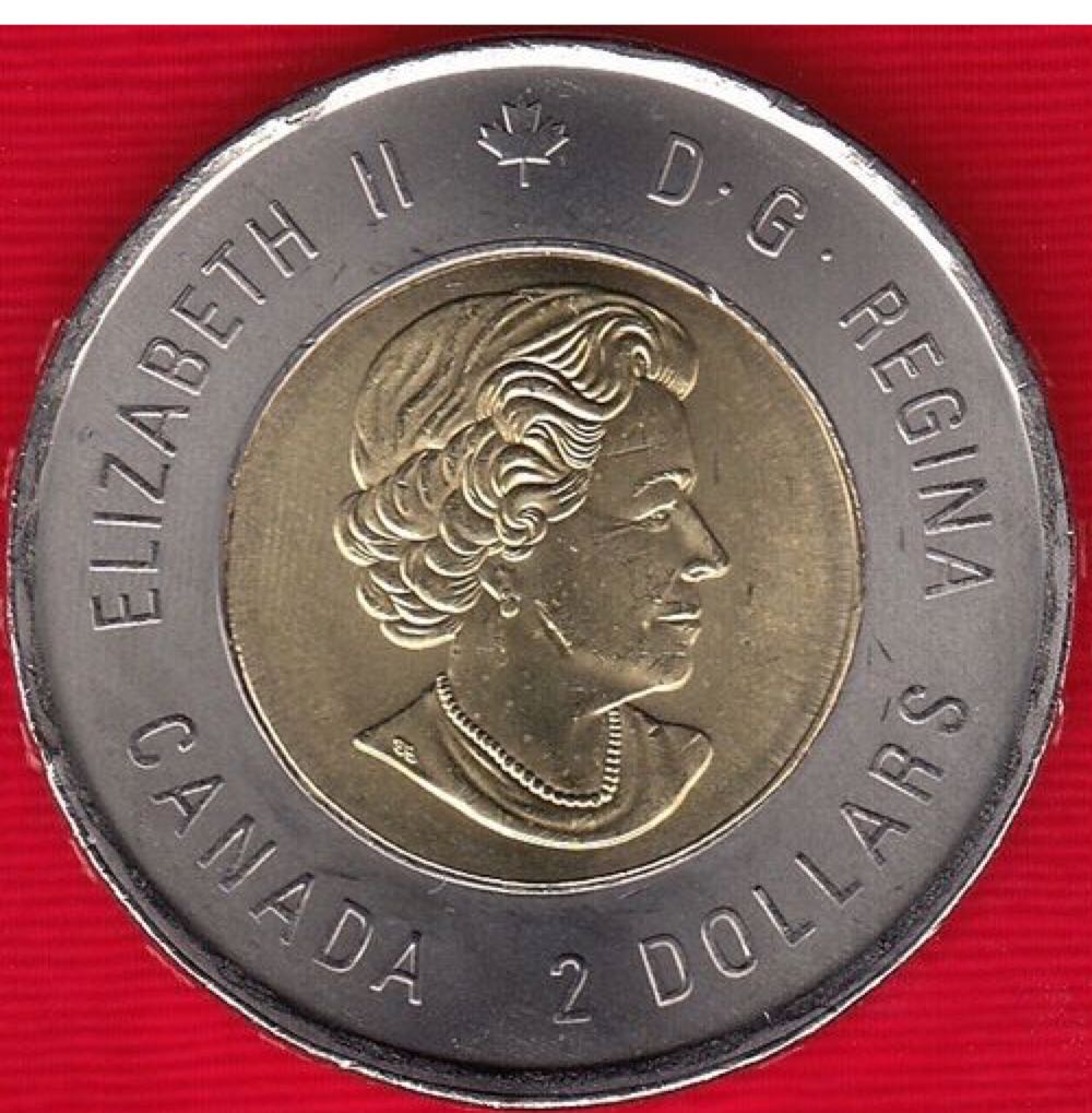 Roll Of Canadian $2.00 Toonies  coin collectible - Main Image 2