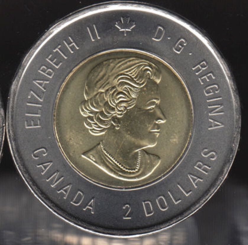 Roll Of Canadian $2.00 Toonies  coin collectible - Main Image 2