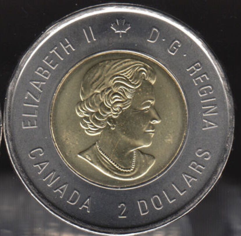 Roll Of Canadian $2.00 Toonies  coin collectible - Main Image 2