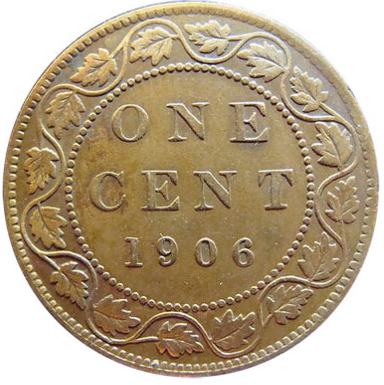 Roll Of Canadian 5 Cent Coins