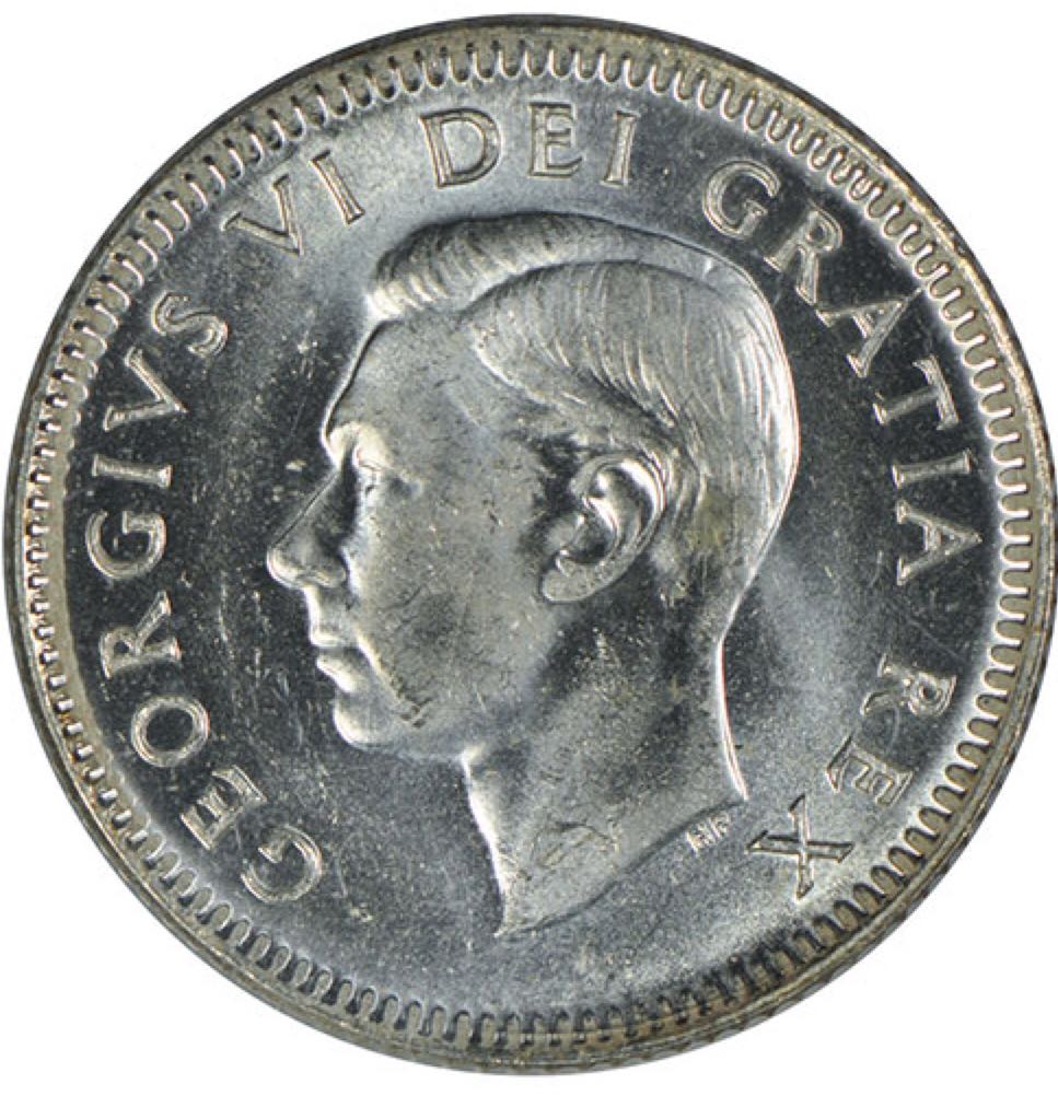 Roll Of Canadian 10 Cent Coins 1951  coin collectible - Main Image 2