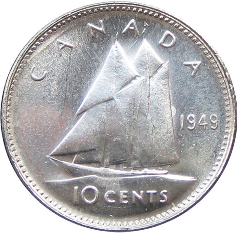 Roll Of Canadian 5 Cent Coins