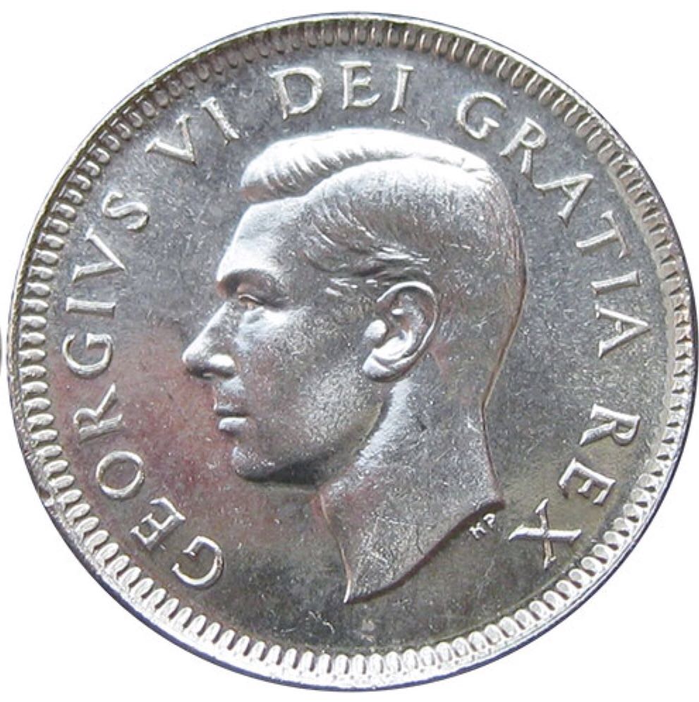 Roll Of Canadian 10 Cent Coins 1949  coin collectible - Main Image 2