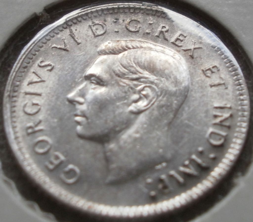 Roll Of Canadian 10 Cent Coins 1944  coin collectible - Main Image 2