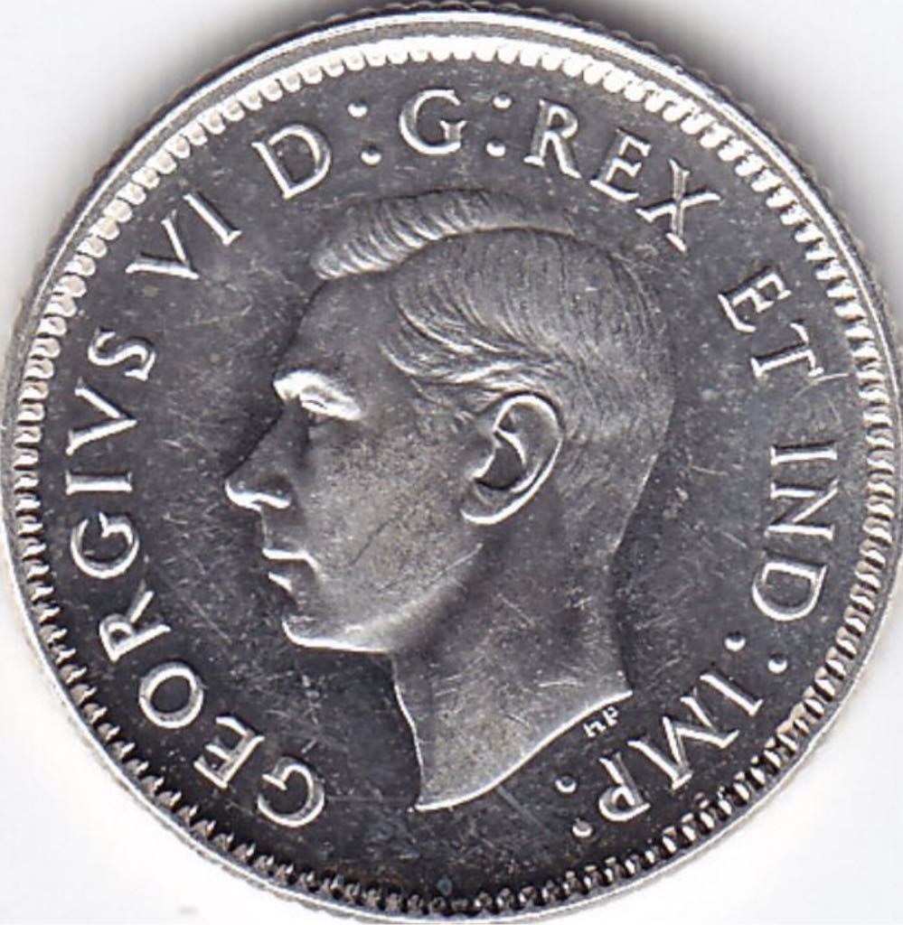 Roll Of Canadian 10 Cent Coins 1943  coin collectible - Main Image 2