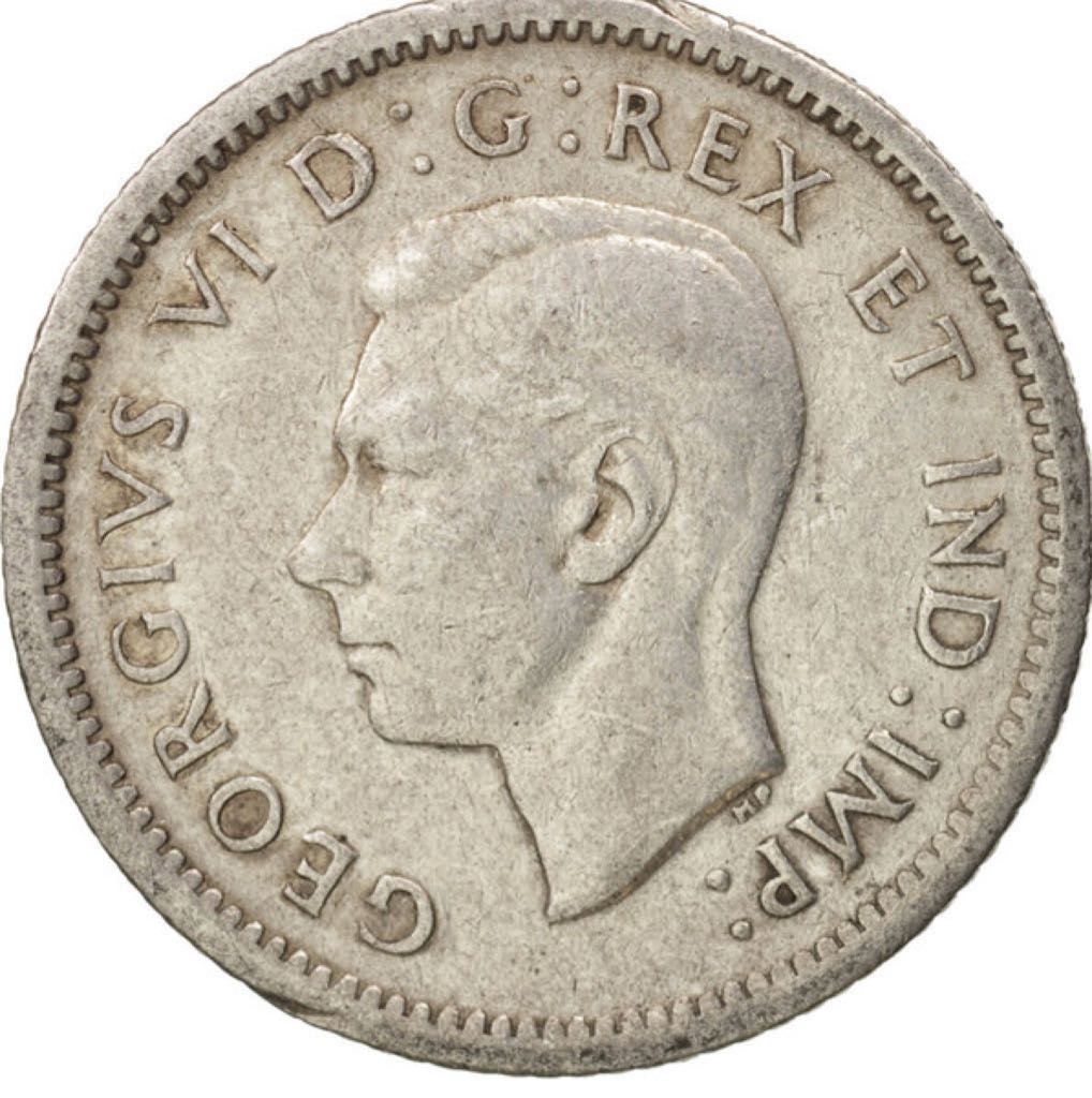 Roll Of Canadian 10 Cent Coins 1940  coin collectible - Main Image 2