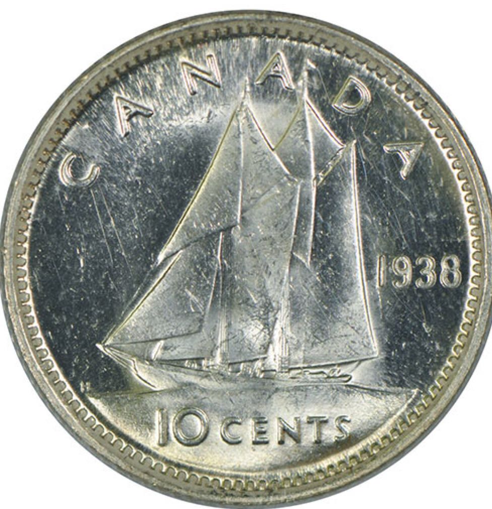 Roll Of Canadian 25 Cent Coins